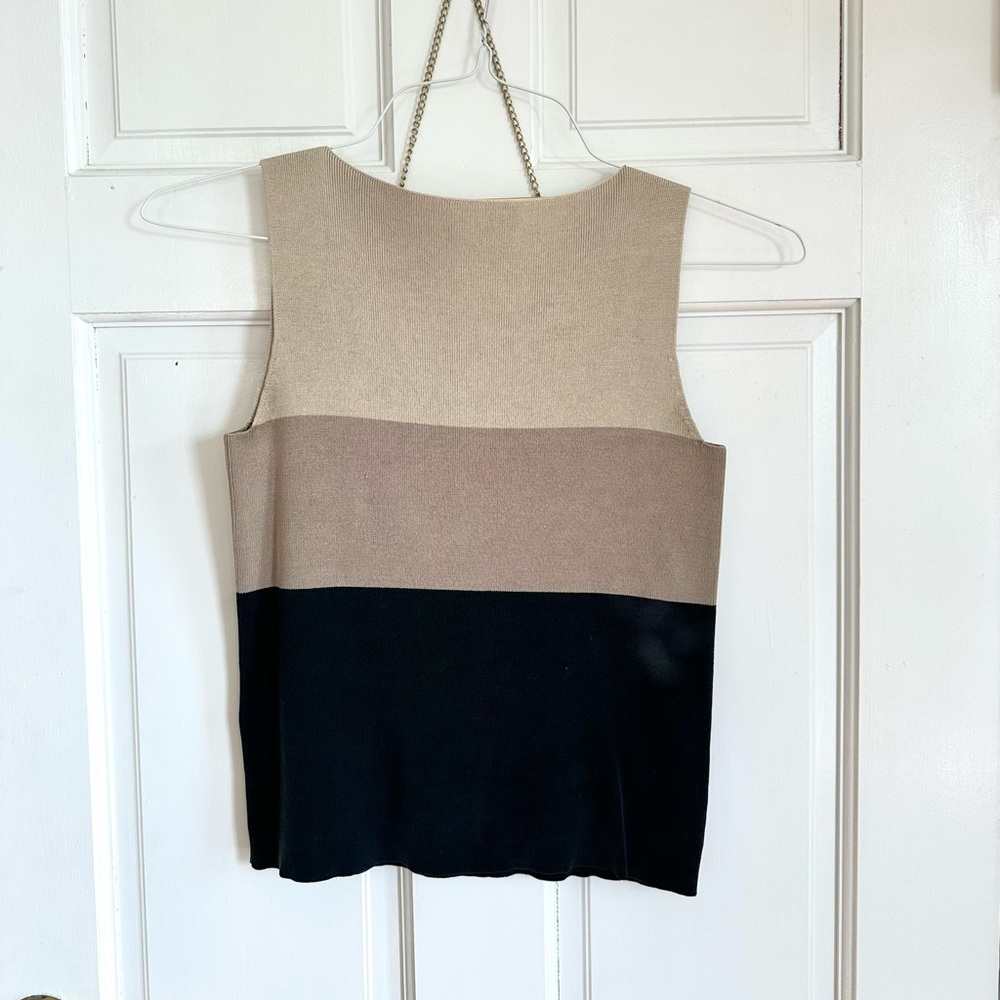 Vintage 90s boatneck silk top